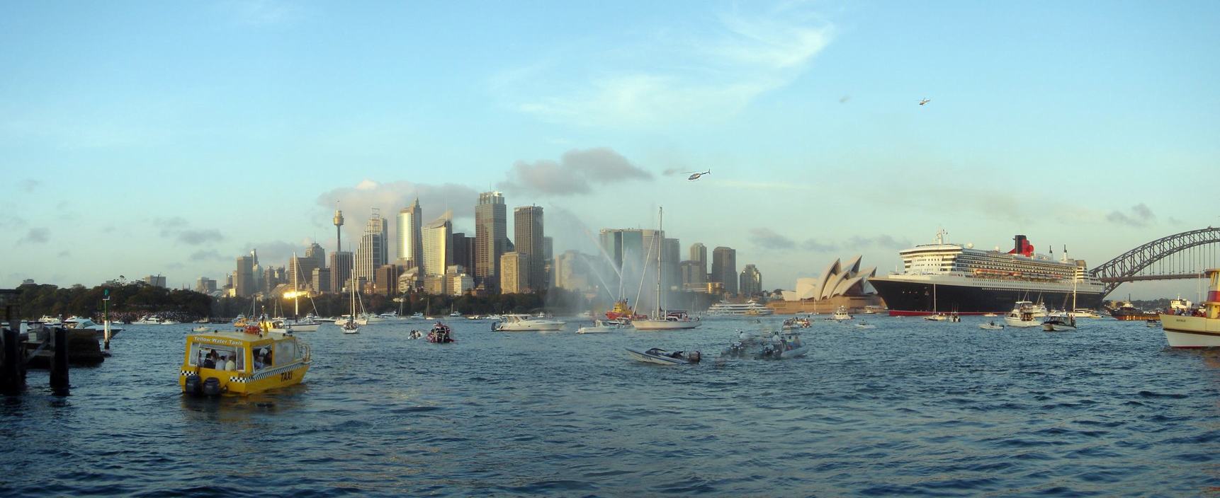 Queen Mary 2 – 20 februari 2007 Sydney Harbour